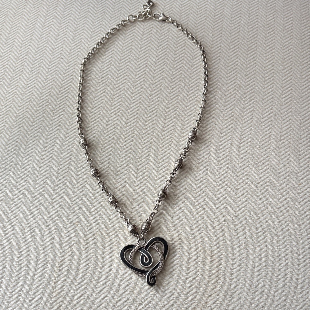 Brighton Silver Heart Pendant Necklace